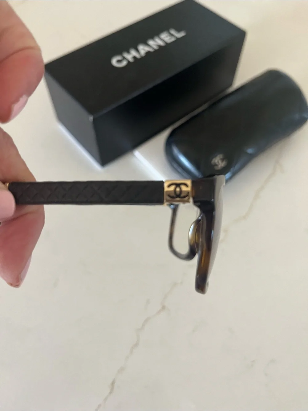 CHANEL Tortoiseshell Brown Optical Frames